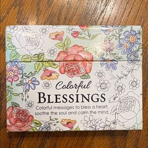 ✨✝️ Colorful Blessings Christian Coloring Cards Box of 44 🎨